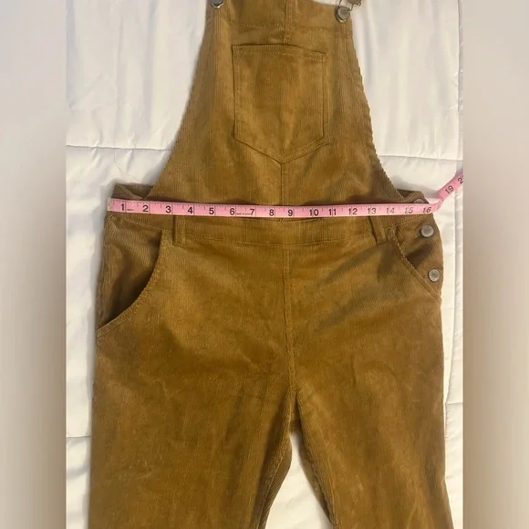 Love Tree Brown Corduroy Flare Pants Size M - Picture 5 of 10